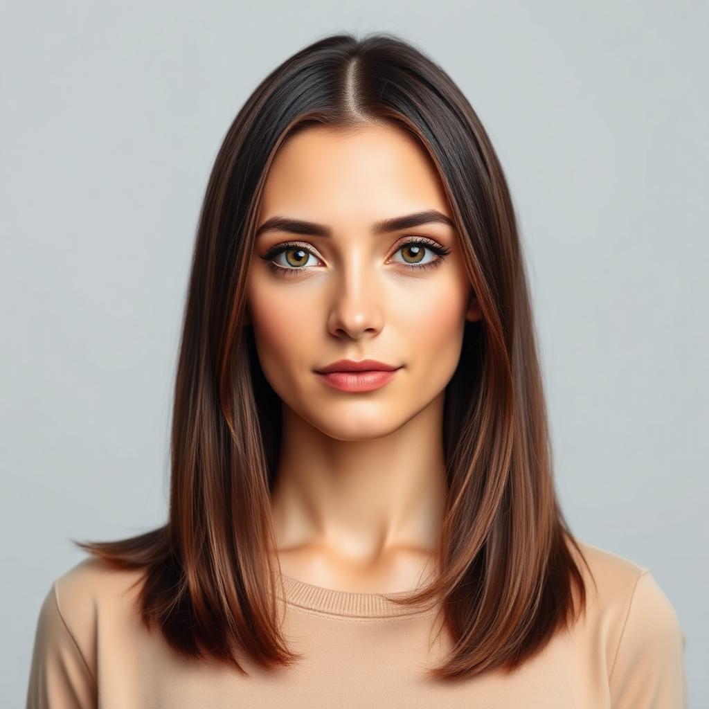 Coupe courte femme — avant